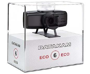 DATAKAM 6 ECO Авторегистратор оснащен стеклянной оптикой с ИК-фильтром для высококачественной ночной съемки, разрешение FullHD, режим фото, магнитный держатель, поддержка одновременной 2-ух карт памяти до 64 GB, угол обзора 170°, знак качества РСТ.