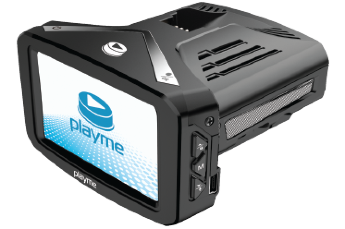 PlayMe P300 TETRA новое комбо устройство 3 в 1 - радар-детектор, видеорегистратор и GPS-информатор, оснащен 6-слоенной стеклянной оптикой, разрешение FullHD 1920x1080p, @30 fps, ночная технология WDR, самая современная матрица OmniVision OV4689, угол обзора 140º, процессор Ambarella A7, ручная защита файлов от перезаписи, добавления точек одним нажатием, GPS-база маломощных радаров: АВТОДОРИЯ, РОБОТ, Крисп, ОДИССЕЙ, 4 режима чувствительности, отключаемые X,K,Ka, диапазоны для уменьшения ложных срабатываний, голосовое оповещение, режим Гейгера-шкала нарастания сигнала, дисплей 2,7" LCD TFT, имеет встроенный аккумулятор Li-ion 280 MAh.