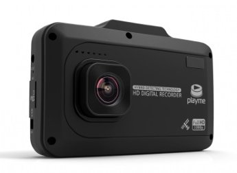 PlayMe P500 TETRA Новинка, флагманская модель радара, видео регистратора и GPS-информатора, оснащен сенсорным дисплеем 3,5" ЖК touch screen, GPS-модулем, снимает в Full HD 1920x1080p, угол обзора 140º