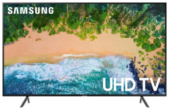 Телевизор Samsung UE55NU7100U 54.6&quot; (2018) 4K-UHD (SMART, WI-FI) 4K UHD (3840x2160), HDR
диагональ экрана 54.6"
частота обновления экрана 100 Гц
Smart TV (Tizen), Wi-Fi
мощность звука 20 Вт (2х10 Вт)
тип подсветки: Edge LED
поддержка DVB-T2
HDMI x3, USB x2, 802.11n, Ethernet, Miracast
настенное крепление (VESA) 200×200 мм
1239x793x261 мм, 17.7 кг
