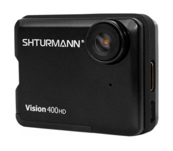 Shturmann Vision 400 HD 

разрешение 1280*720
дисплей 2"
запись 30 к/с
G-сенсор
ночной режим
питание от аккумулятора 
