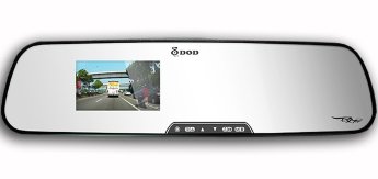 DOD RX7W Зеркало с мощным видеорегистратором и антибликовым покрытием, устанавливается абсолютно на любое штатное зеркало, удобен в эксплуатации, эргономичен и незаметен, камера легко настраивается имеет шарнирную основу.