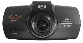 SHO-ME FHD 750 новинка, современный видео регистратор со встроенным GPS приемником с загруженной базой стационарных камер и маломощных радаров на сверх производительном процессоре Ambarella A7LA50, позволяющий обрабатывать видео на любых скоростях не теряя высококачественную съемку