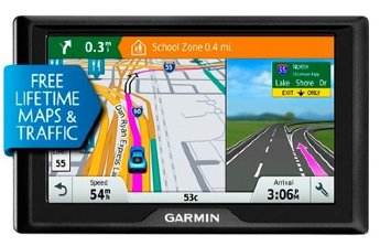 Garmin Drive 40 RUS LMT Автомобильный навигатор, из новой линейки Garmin, с пожизненным обновлением карт и Яндекс Пробок